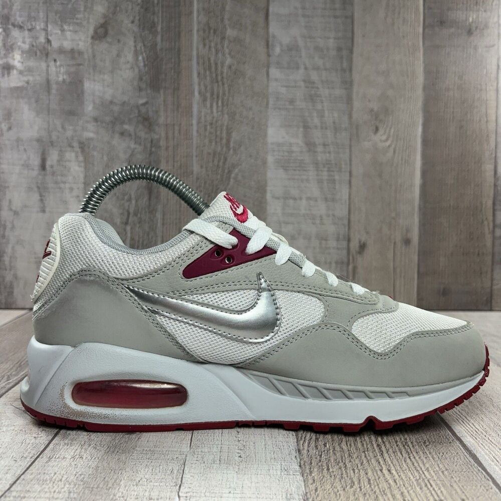 Nike Air Max Correlate Womens Size 7.5 Running Shoes Sneakers White Gray Fuchsia - Picture 5 of 14